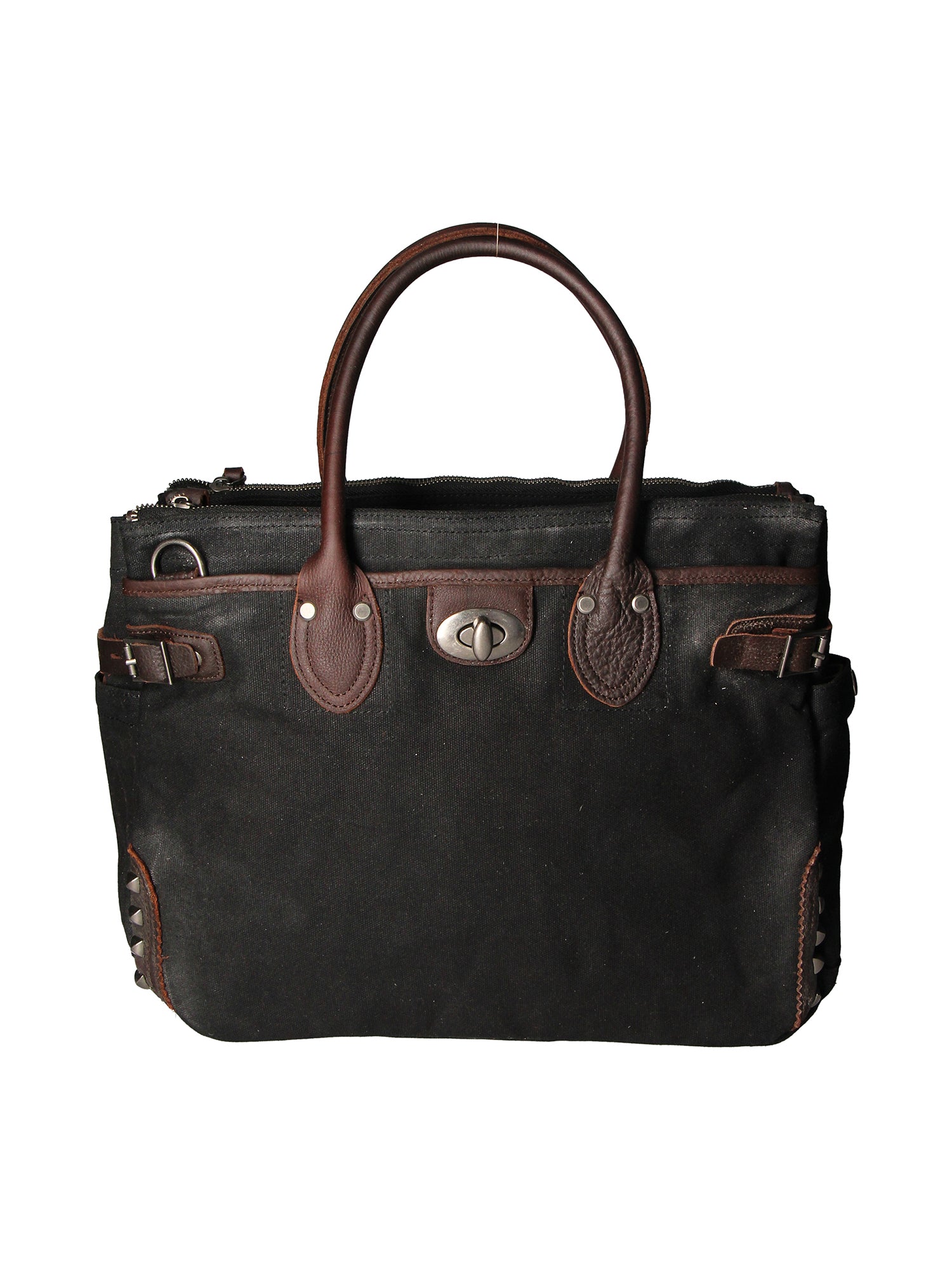 Borsa a tracolla unisex in Canvas e pelle | Gave Lux | GLX22ZG300123FBG-NERO_BLACK