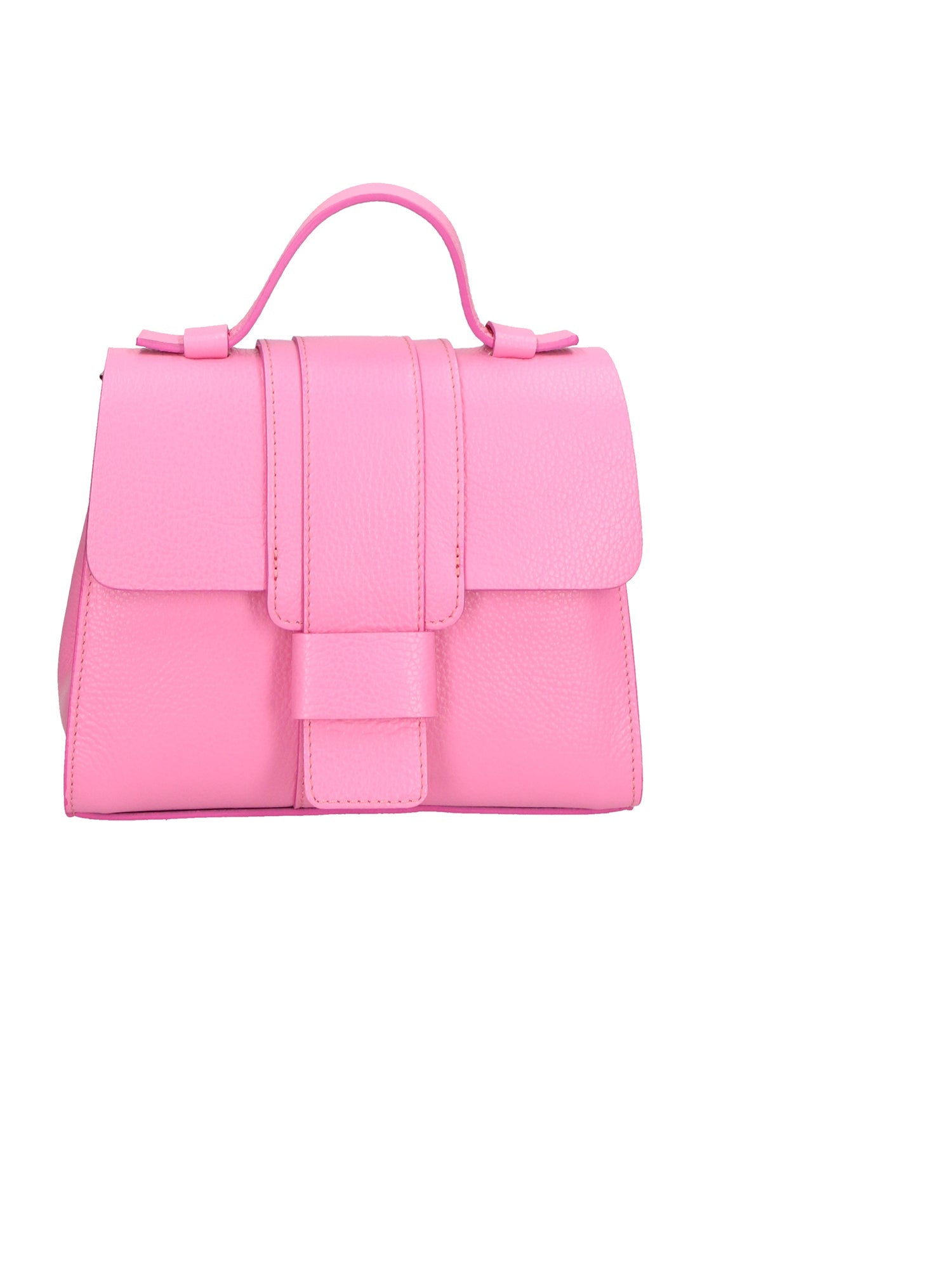 Borsa a mano da Donna in Vera Pelle | Gave Lux | GLX220592623FBG-D501_PINK+D55_LILLA