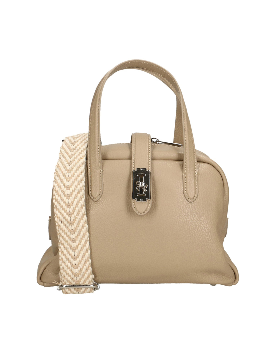 Borsa a mano da Donna in Vera Pelle | Gave Lux | GLX220166923FBG-D05_CAPPUCCINO_CAPUCHIN