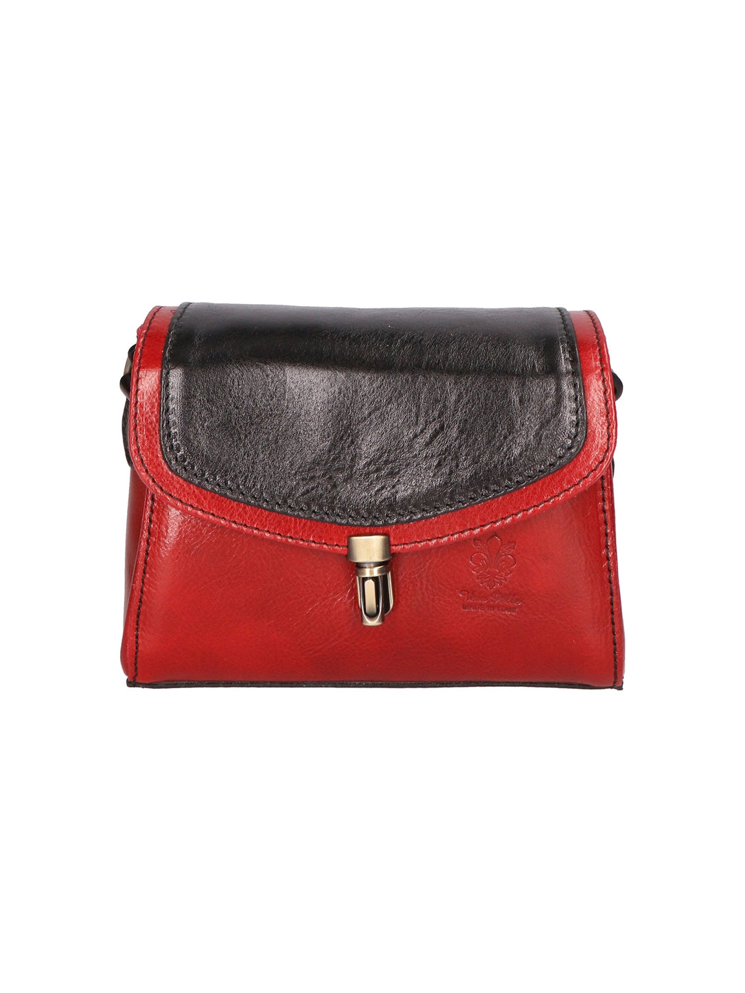 Borsa a tracolla da donna In Vera pelle | gave lux | GLX220711823FBG-ROSSO_+_NERO