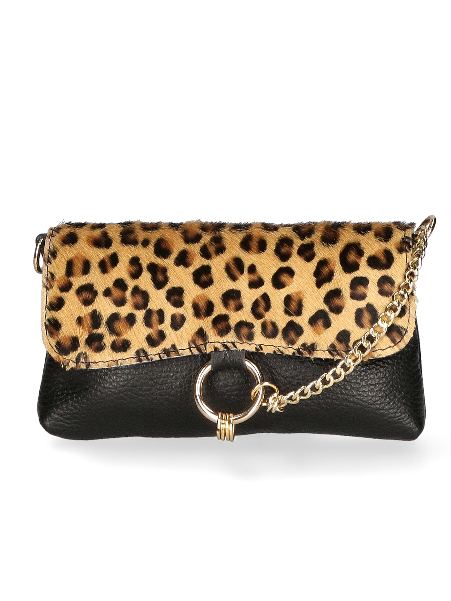 Pochette da Donna in Vera Pelle | Gave Lux | GLX220476023FBG-LEO_P_CUOIO