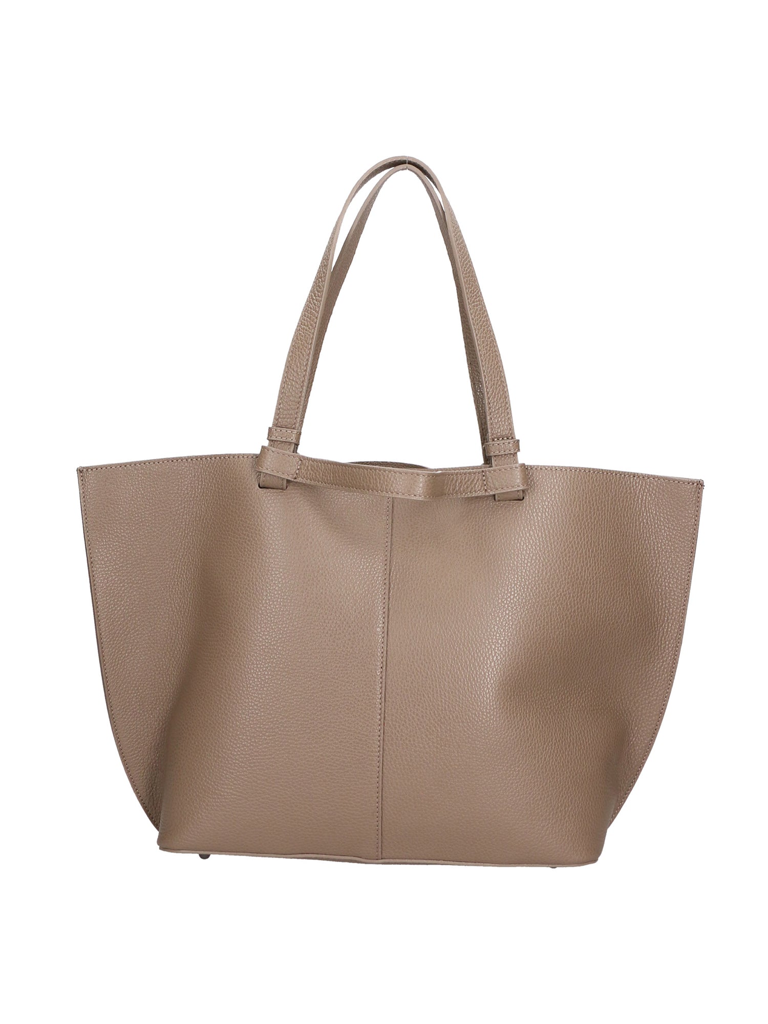 Borsa a spalla da Donna in Vera Pelle | Gave Lux | GLX220577923FBG-TAUPE_D40