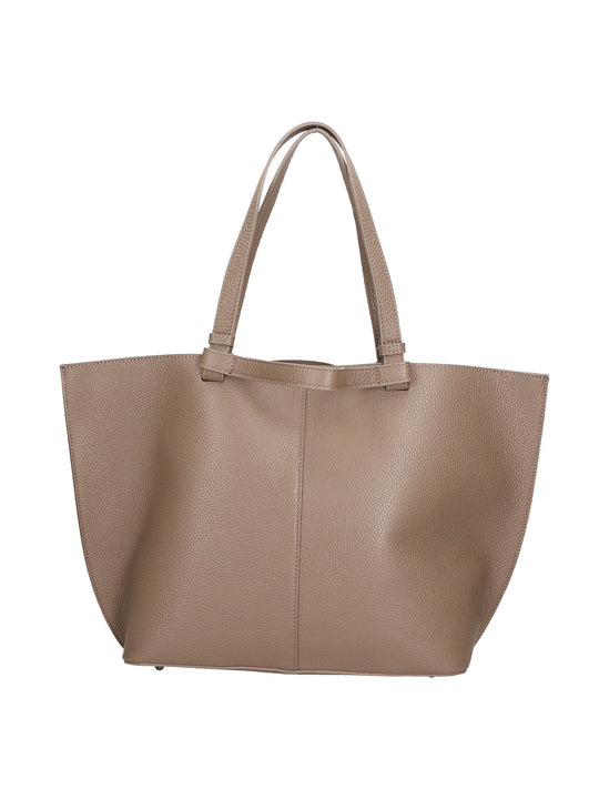 Borsa a spalla da Donna in Vera Pelle | Gave Lux | GLX220577923FBG-TAUPE_D40