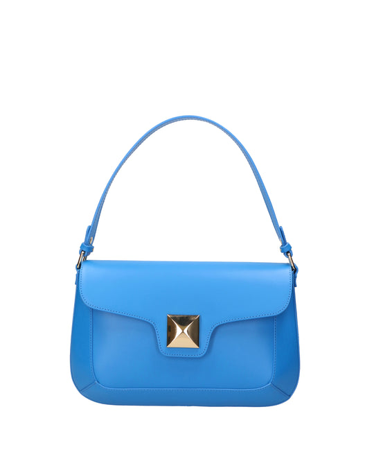Borsa a spalla da donna In Vera pelle | Gave Lux | GLX220601523FBG-L222_BLU_ASTER