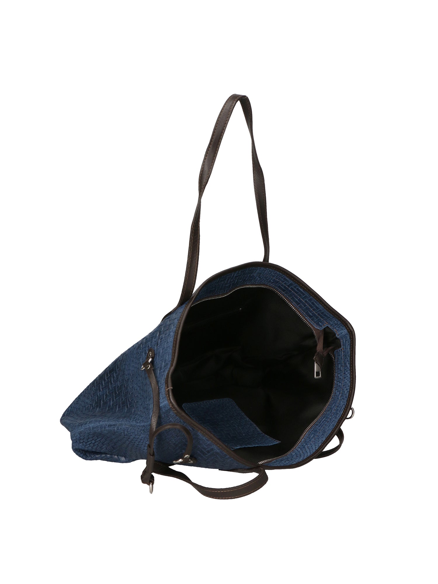 Borsa a spalla da Donna in Vera Pelle | Gave Lux | GLX228006123FBG-BLU_JEANS