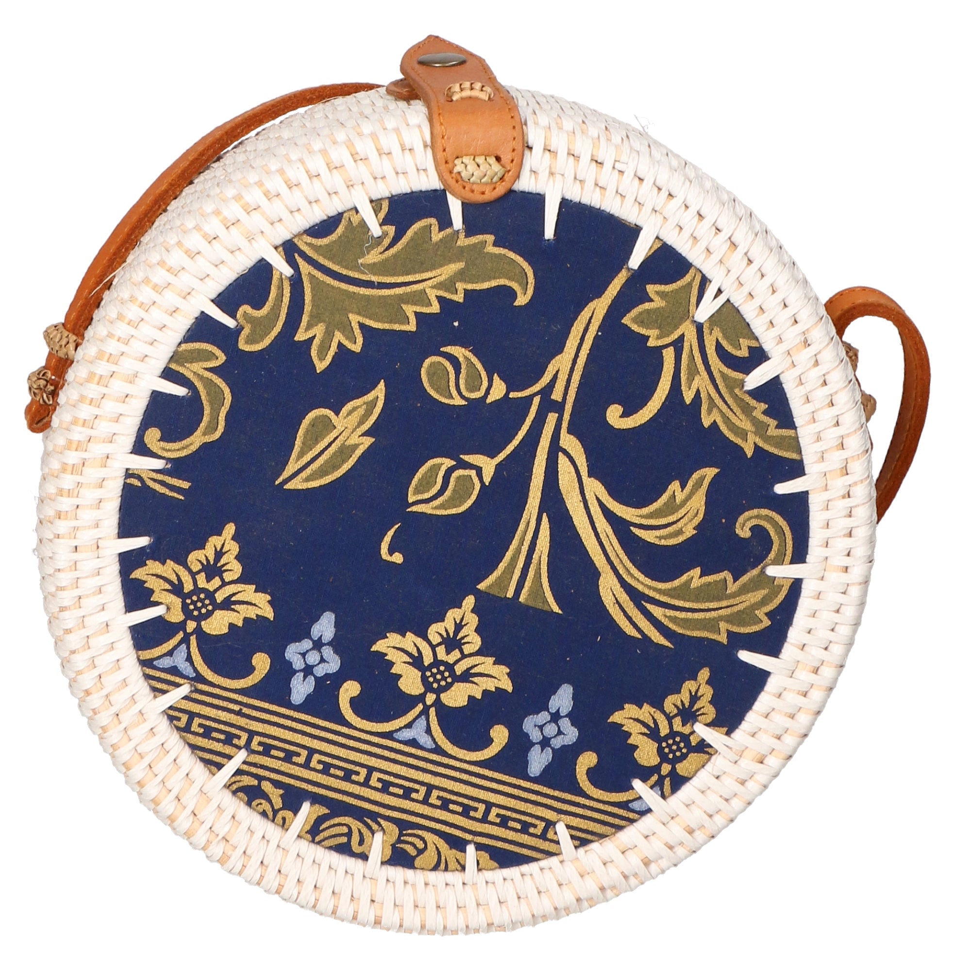 Borsa a tracolla da Donna in Paglia Intrecciata a mano | Gave Lux | GLX228812023FBG-MIRIAM