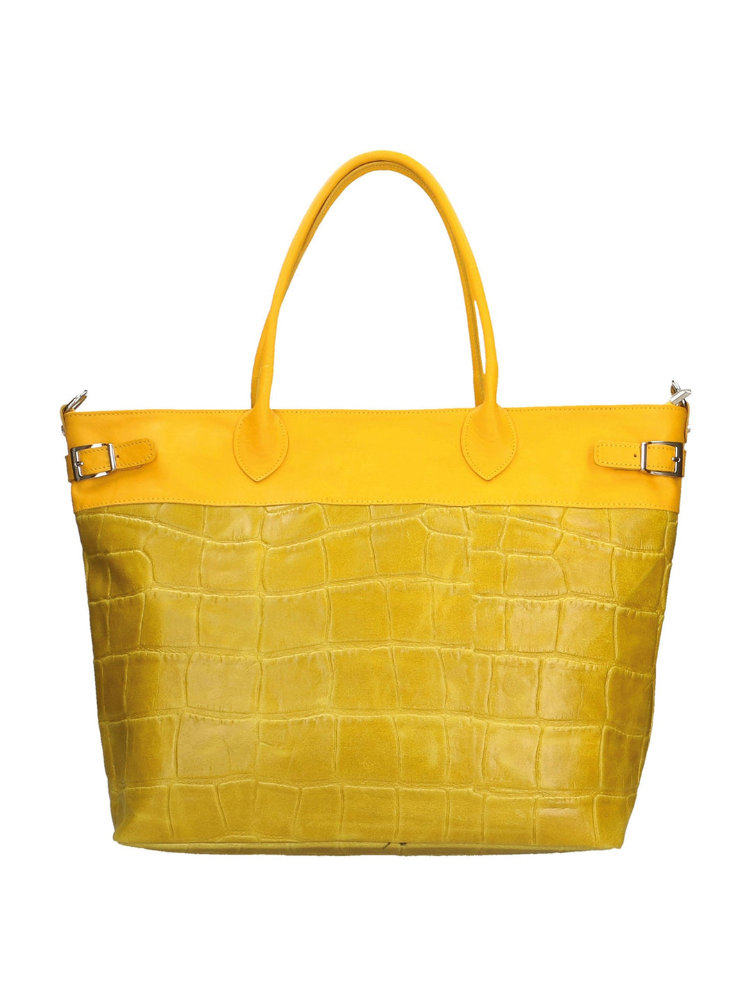 Borsa a mano da Donna in Vera Pelle | Gave Lux | GLX2269166223FBG-GIALLO_YELLOW