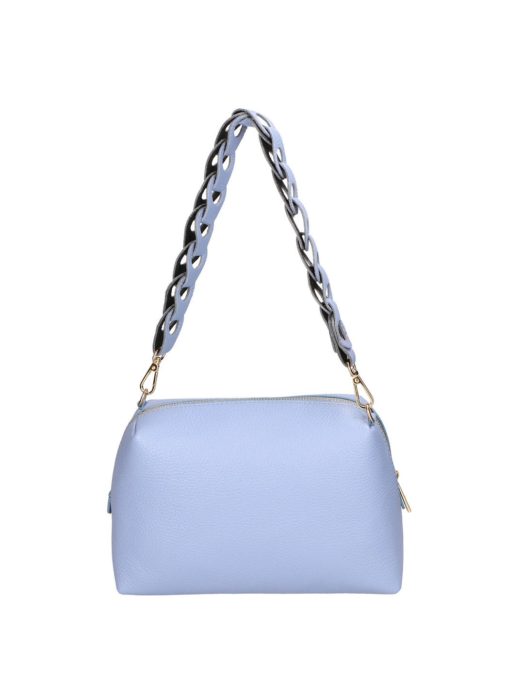 Borsa a spalla da Donna in Vera Pelle | Gave Lux | GLX220644323FBG-AZZURRO