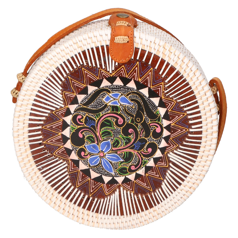 Jessica Borsa a tracolla da Donna in Paglia Intrecciata a mano