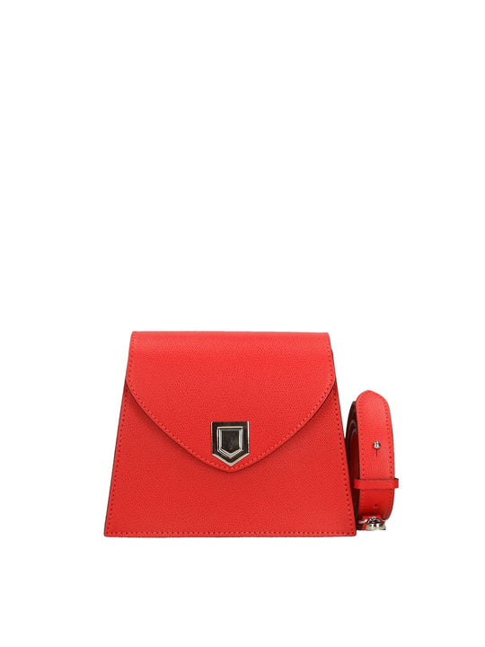 Borsa a tracolla da donna In Vera pelle | Gave Lux | GLX2219384223FBG-ROSSO