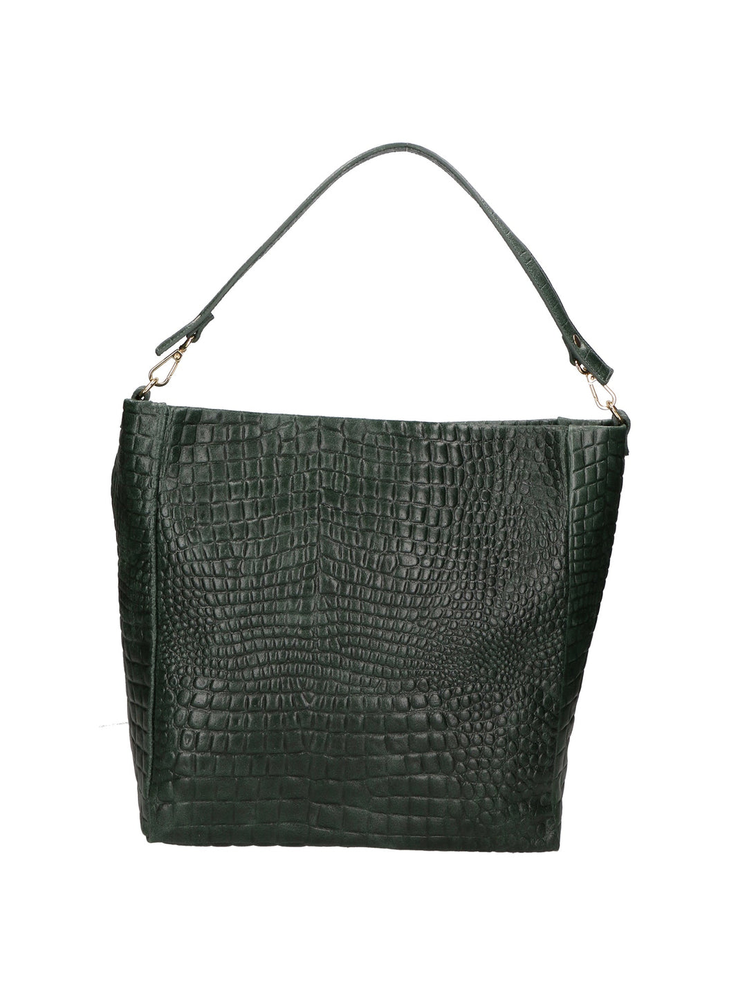 Borsa a spalla da Donna in Vera Pelle | gave lux | GLX220650023FBG-017_VERDE_BOTTIGLIA