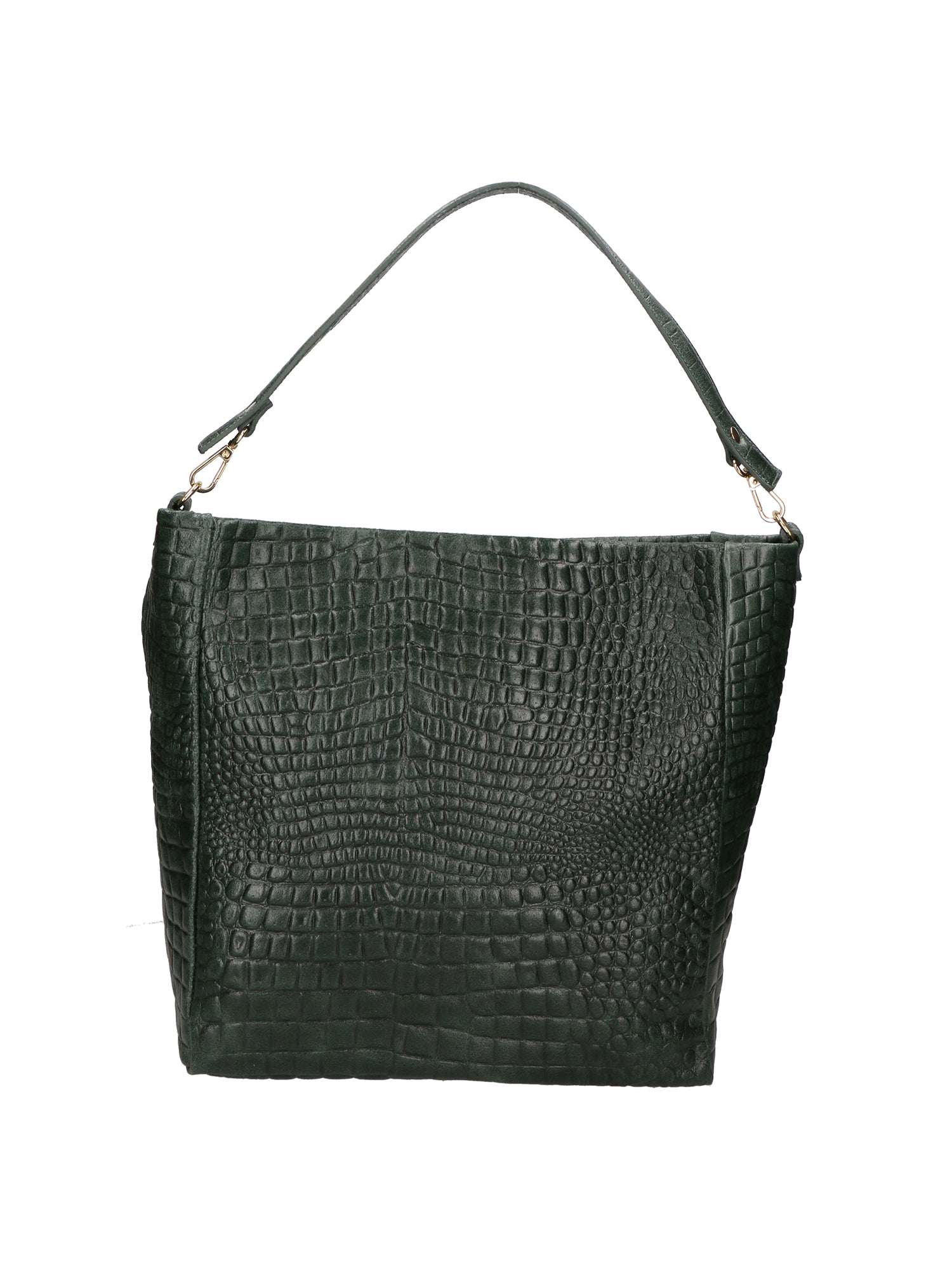 Borsa a spalla da Donna in Vera Pelle | gave lux | GLX220650023FBG-017_VERDE_BOTTIGLIA