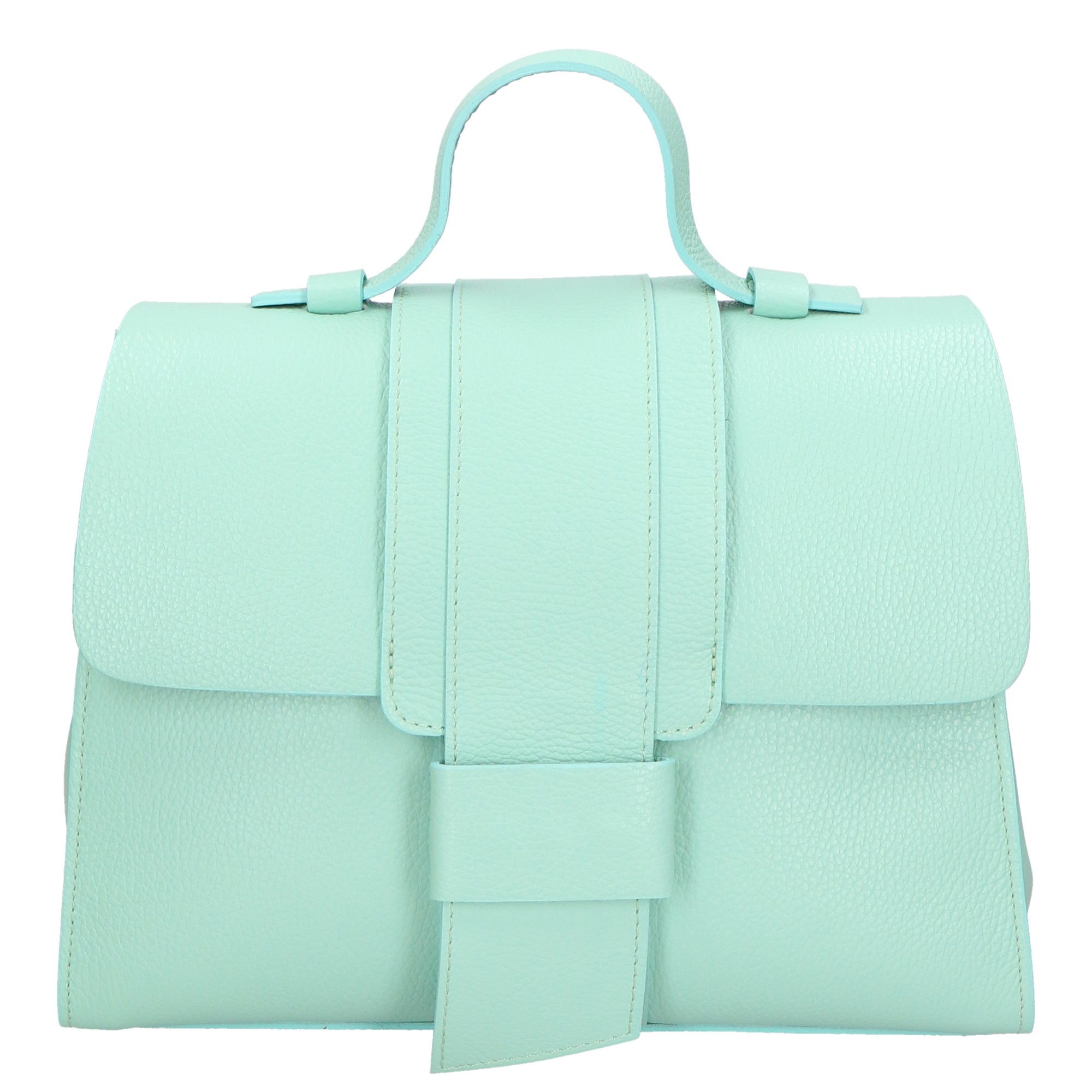 Borsa a mano da Donna in Vera Pelle | Gave Lux | GLX220624423FBG-D80_ACQUA_+_D30_SMERALDO