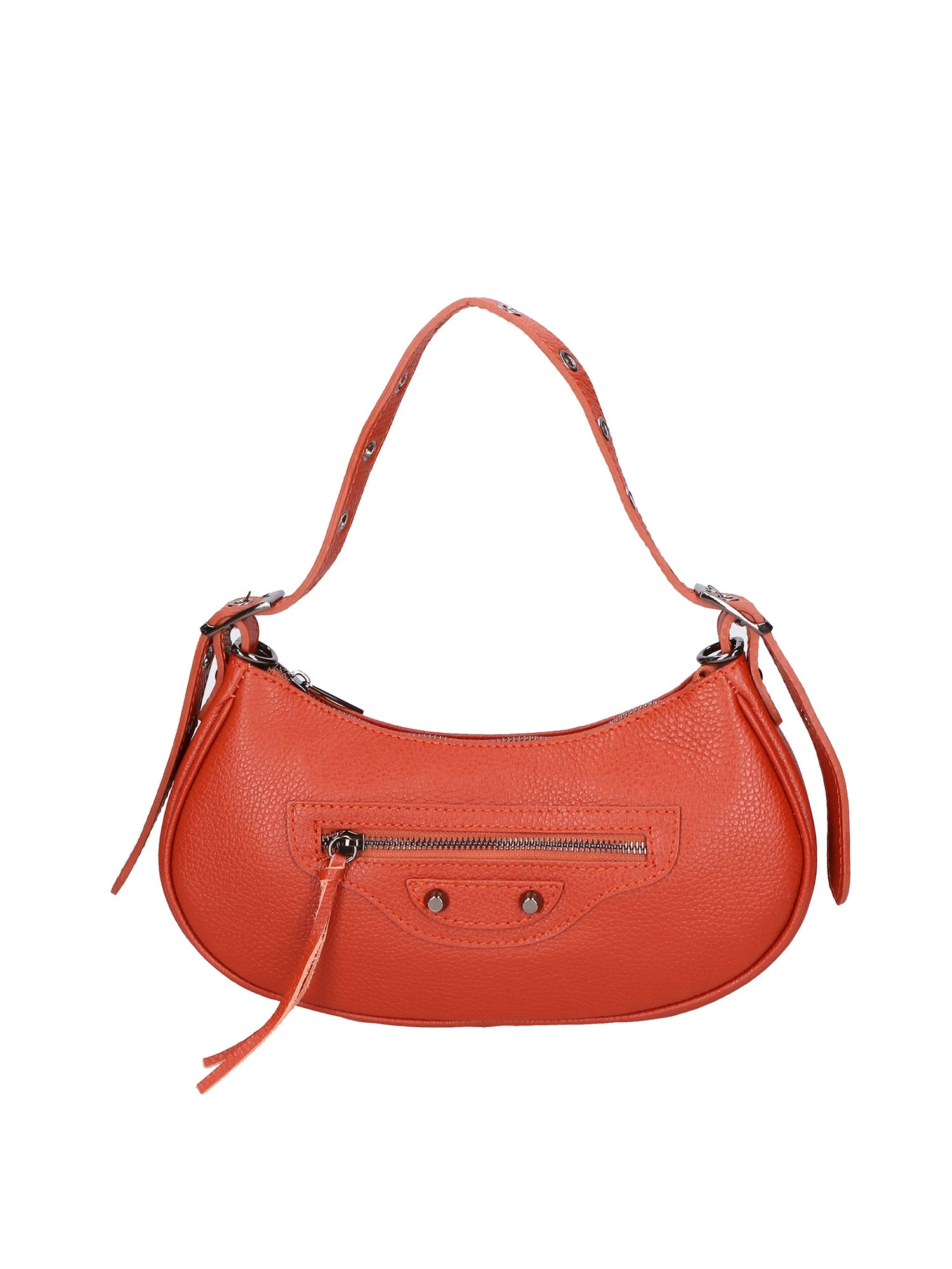Borsa a spalla da Donna in Vera Pelle | Gave Lux | GLX220654823FBG-MATTONE