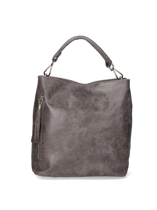 borsa a mano da Donna in Vera Pelle | Gave Lux | GLX228005423FBG-018_GRIGIO_MEDIO