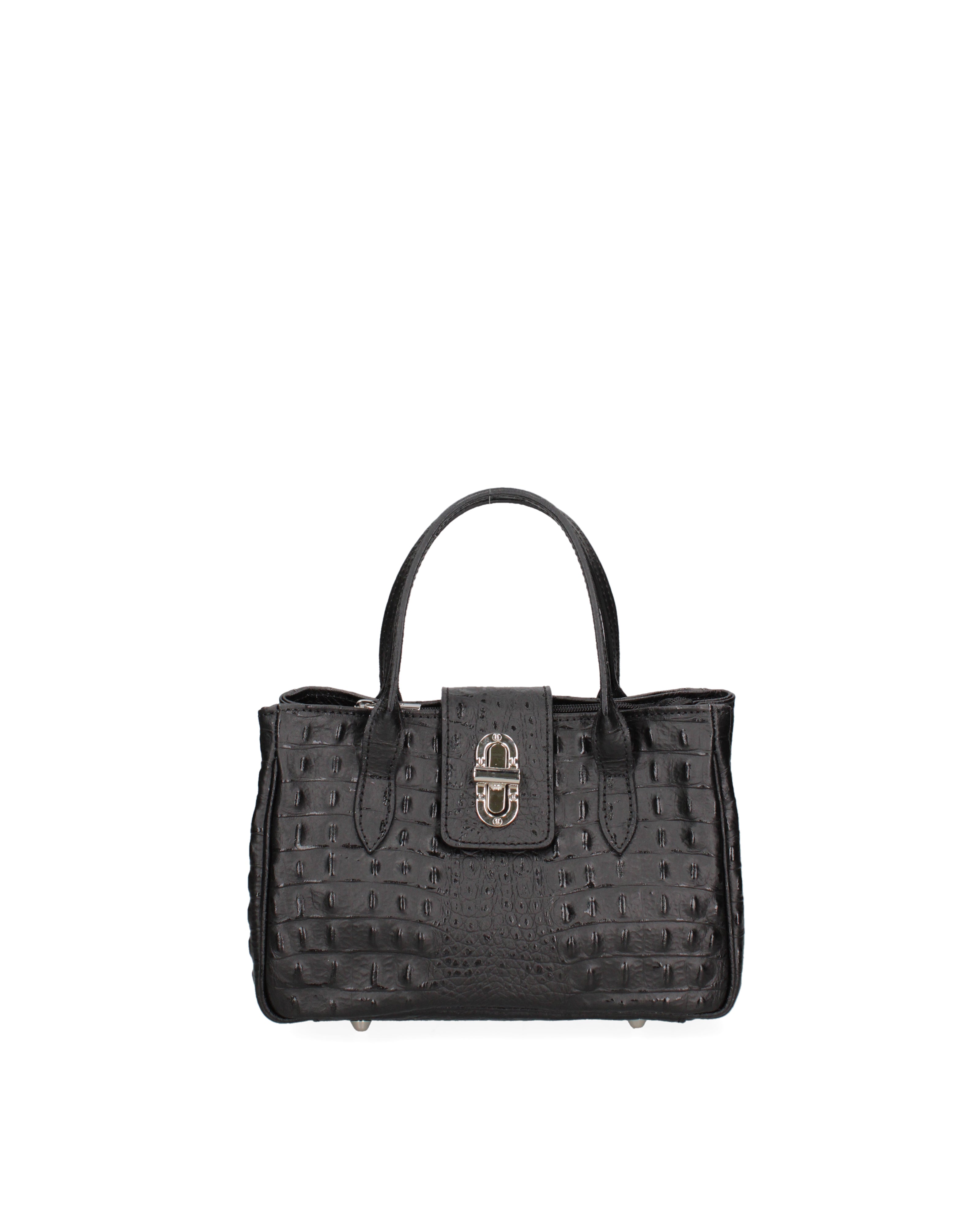 Borsa a tracolla da donna In Vera pelle | Gave Lux | GLX22772023FBG-NERO