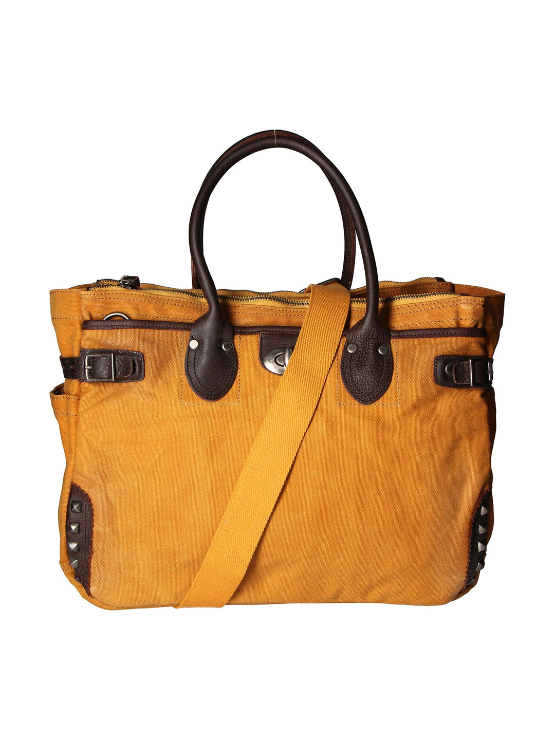 Melissa Unisex-Schultertasche aus Canvas und Leder
