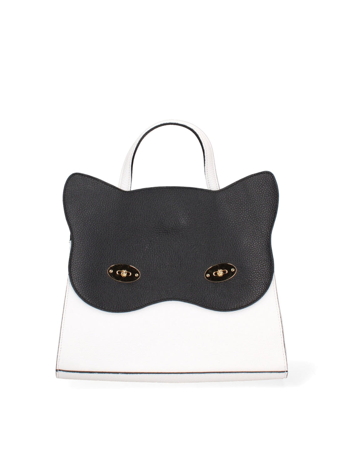 Borsa a mano da donna In Vera pelle | Gave Lux | GLX22896923FBG-BIANCO+NERO