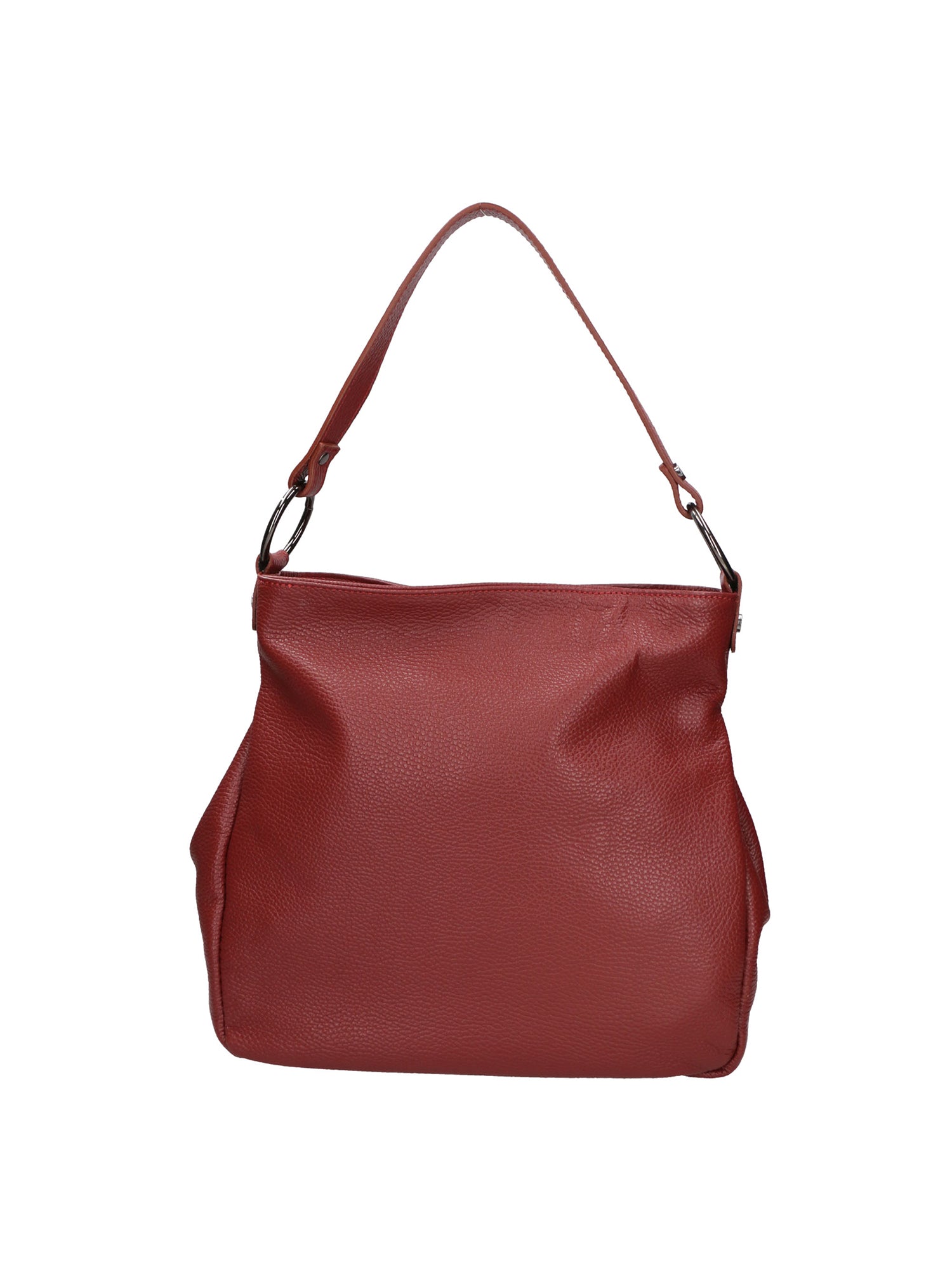 Borsa a spalla da Donna in Vera Pelle | Gave Lux | GLX220571023FBG-D10_ROSSO_SCURO_DARK_RED