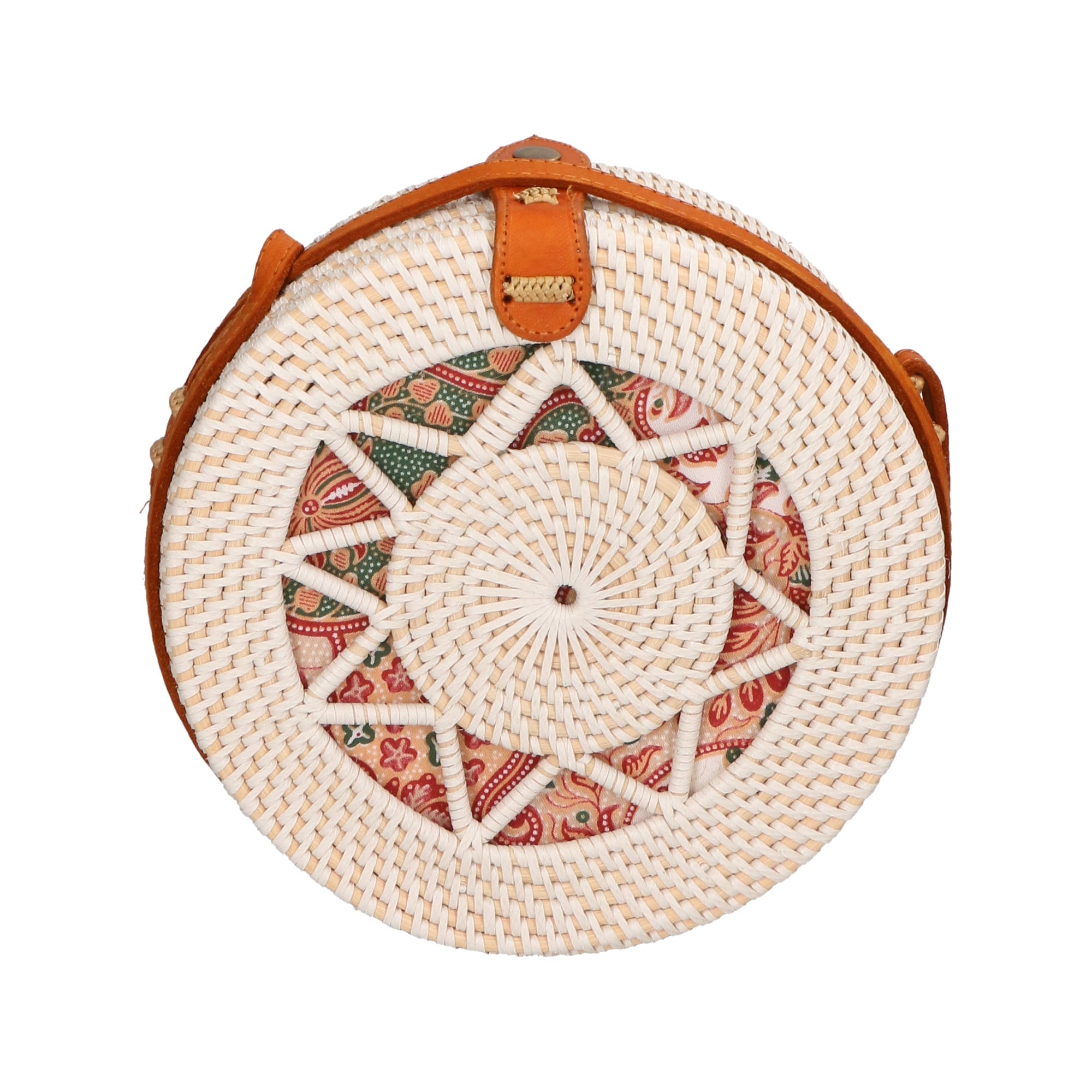 Borsa a tracolla da Donna in Paglia Intrecciata a mano | Gave Lux | GLX228812023FBG-STAR