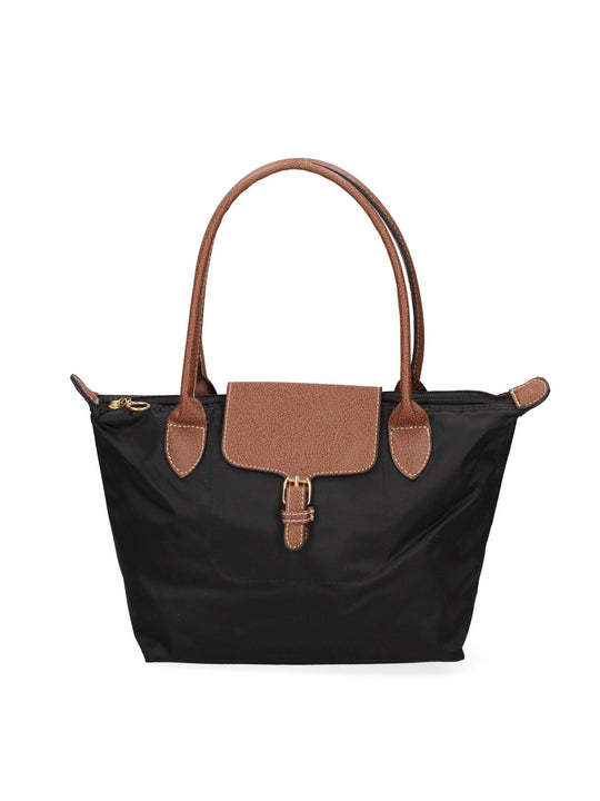 Borsa a spalla da donna In Tessuto | Gave Lux | GLX2243223FBG-NERO