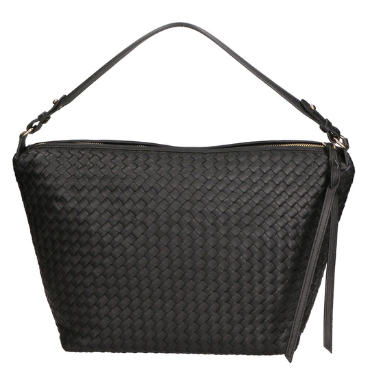 Borsa a spalla da Donna in Vera Pelle | Gave Lux | GLX220605323FBG-NERO