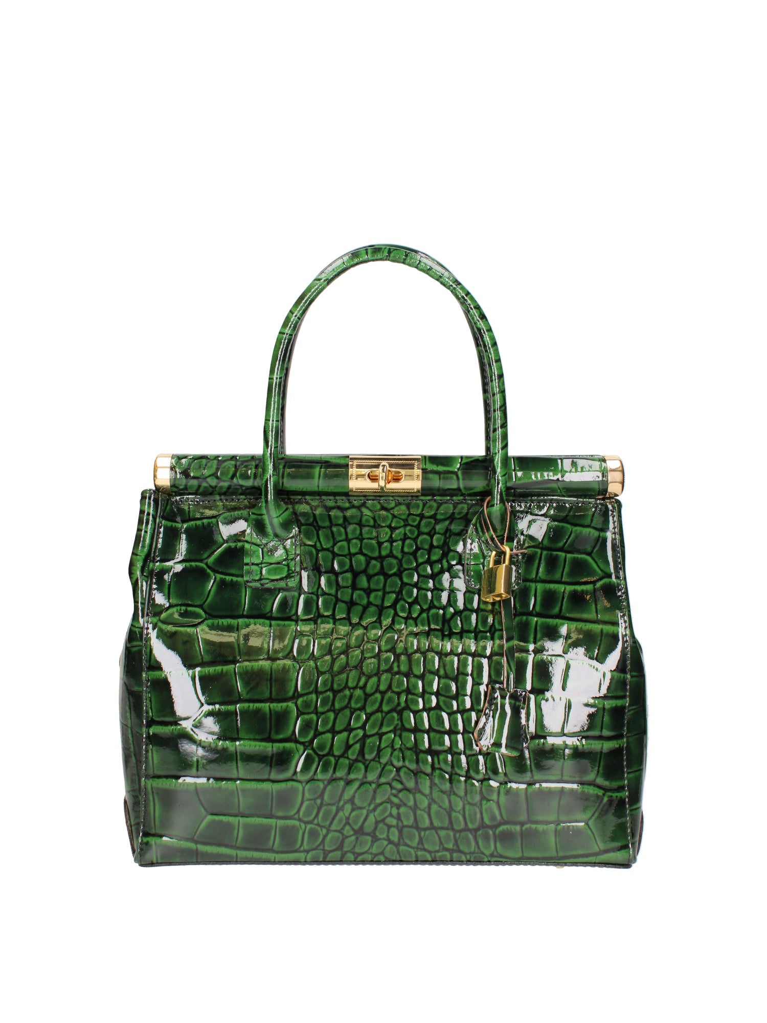 borsa a mano da Donna in Vera Pelle | Gave Lux | GLX22774223FBG-C14_VERDE_SCURO