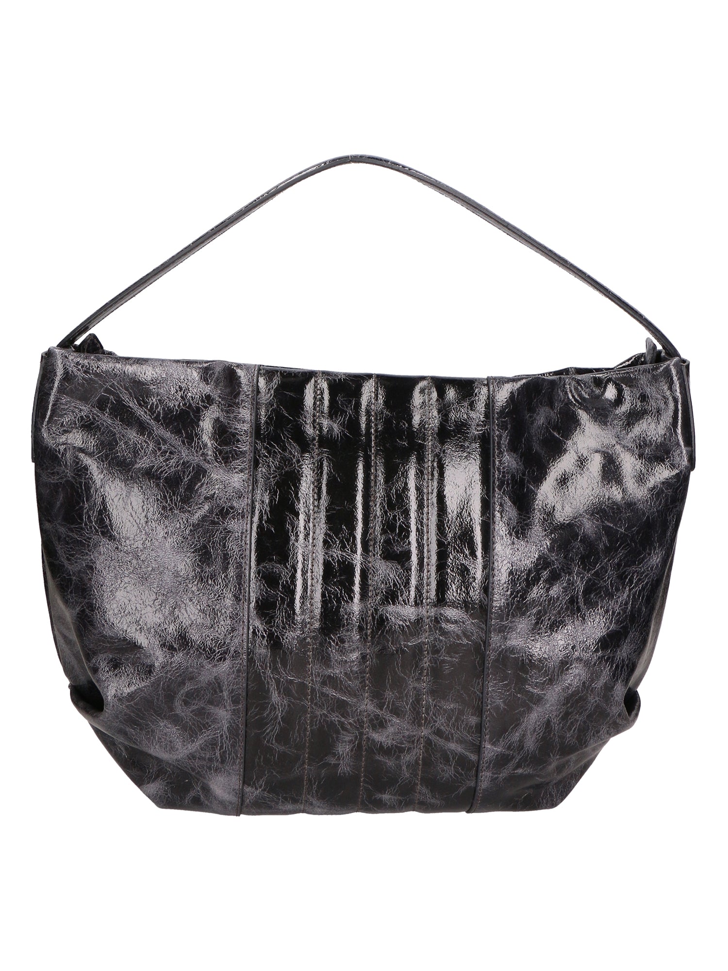 Borsa a Tracolla da Donna in Vera Pelle | gave lux | GLX220650723FBG-042_GRIGIO_SCURO