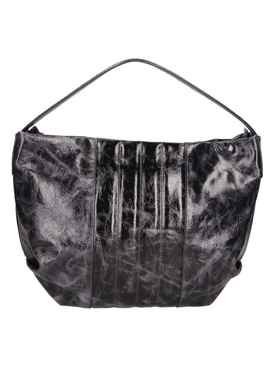 Borsa a Tracolla da Donna in Vera Pelle | gave lux | GLX220650723FBG-042_GRIGIO_SCURO