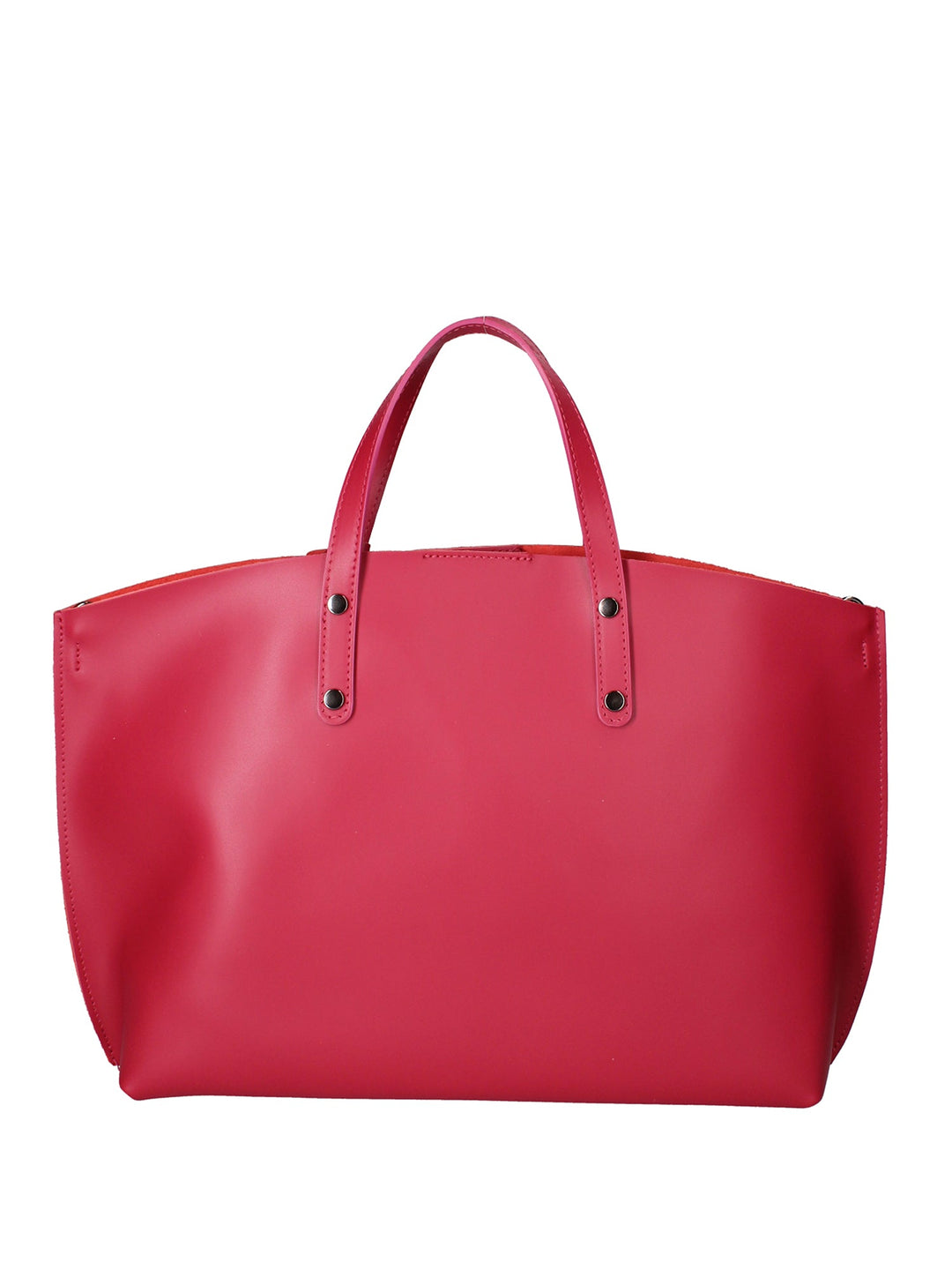 2094-L117_FUXIA_SCURO Borsa a spalla da donna In Vera pelle