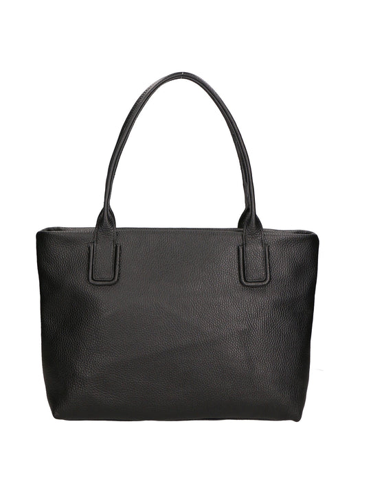 Borsa a spalla da Donna in Vera Pelle | Gave Lux | GLX220650623FBG-D28_NERO_BLACK