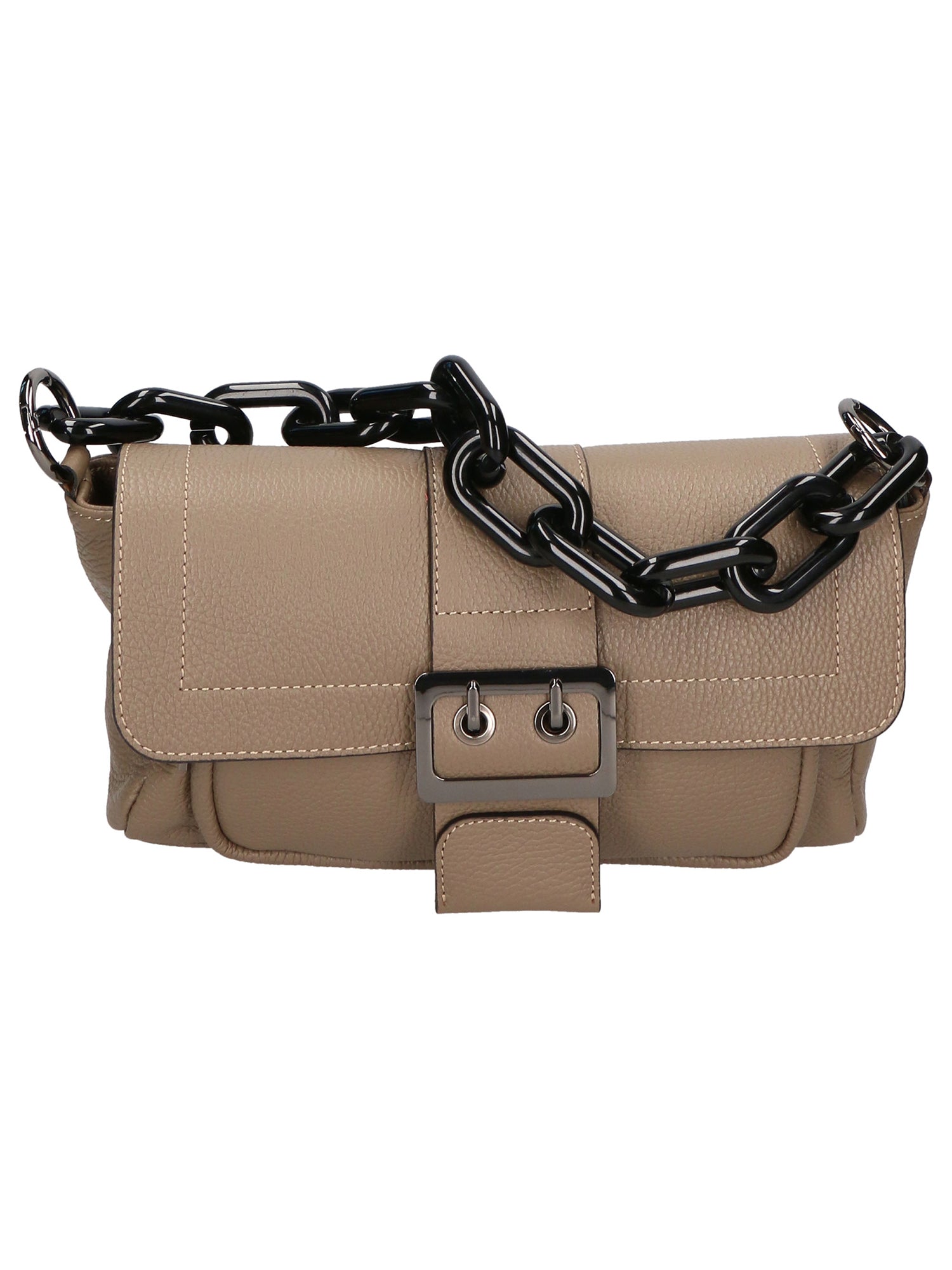 Borsa a spalla da Donna in Vera Pelle | Gave Lux | GLX220547723FBG-D40_TAUPE