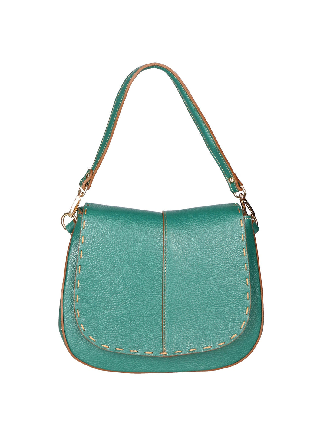 borsa a spalla da Donna in Vera Pelle | gave lux | GLX220691523FBG-D91_PAVONE