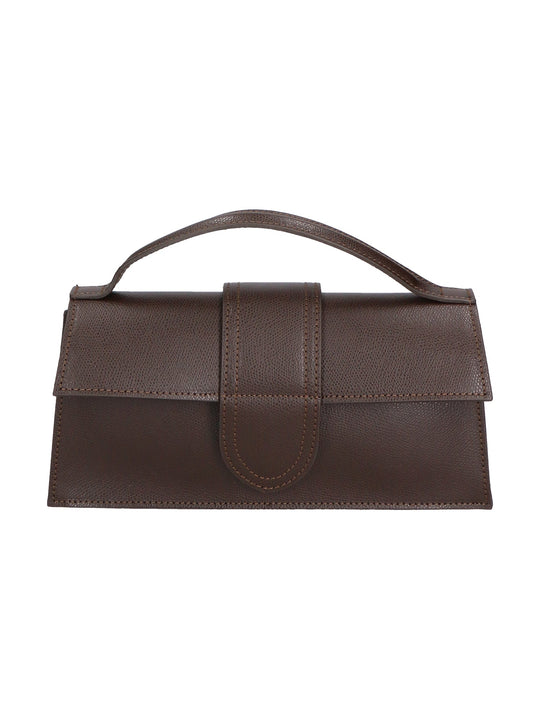 Borsa a mano da Donna in Vera Pelle | Gave Lux | GLX220651623FBG-T.MORO