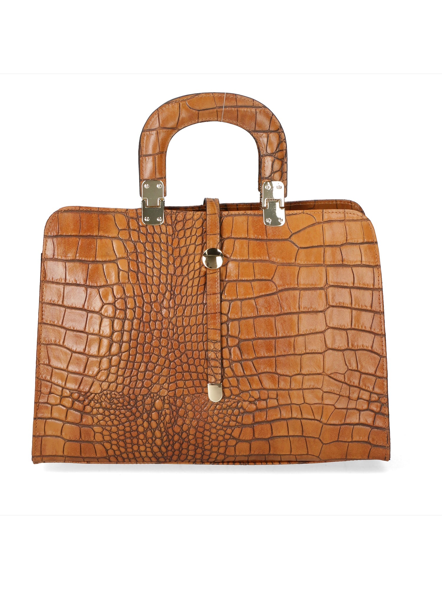 Borsa a mano da Donna in Vera Pelle | Gave Lux | GLX22213023FBG-CUOIO_COGNAC