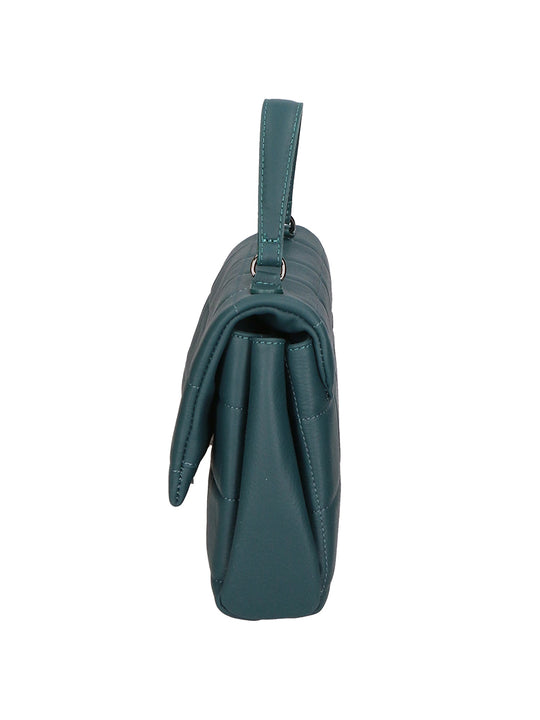 Lila Damenhandtasche aus echtem Leder