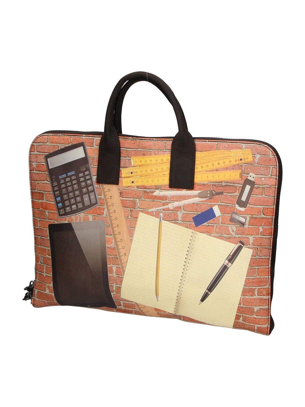 Michela Unisex-Handtasche aus echtem Leder