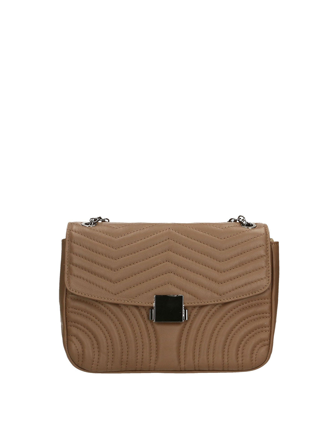 Borsa a tracolla da donna In Vera pelle | Gave Lux | GLX22650923FBG-TAUPE