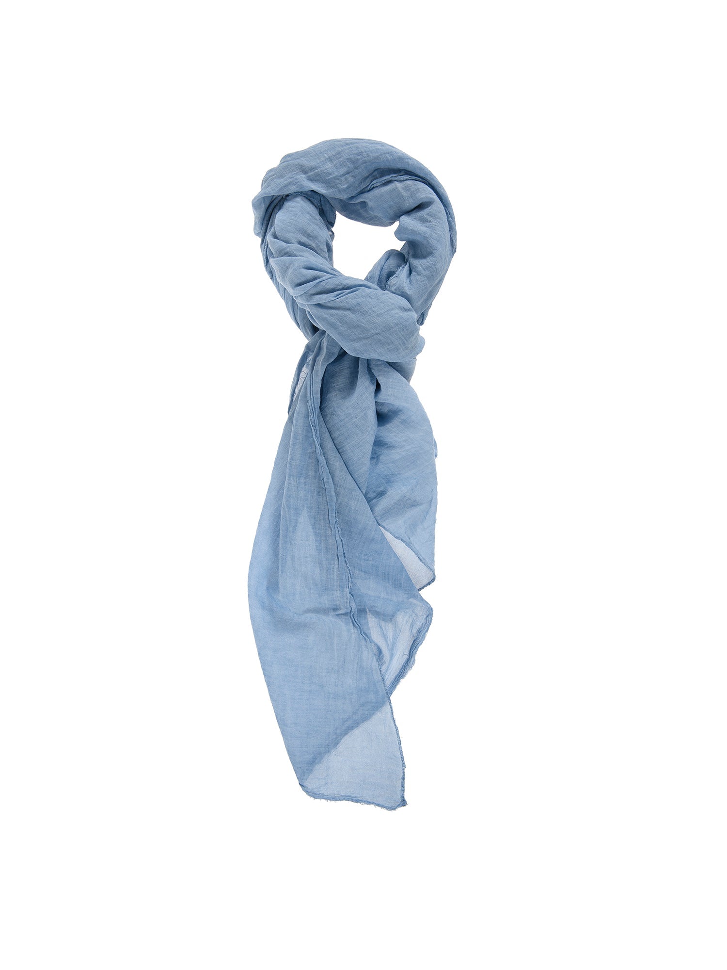 Foulard Unisex in Cotone e seta | Gave Lux | GLX22L202523FBG-BLU