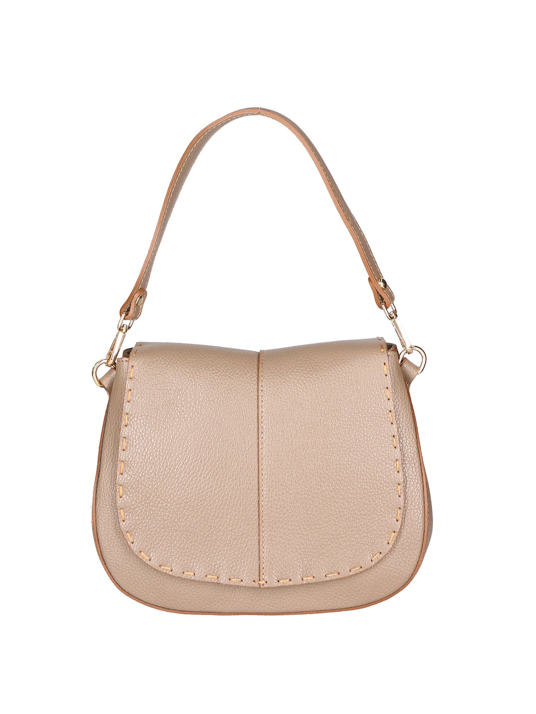 borsa a spalla da Donna in Vera Pelle | gave lux | GLX220691523FBG-D40_TAUPE
