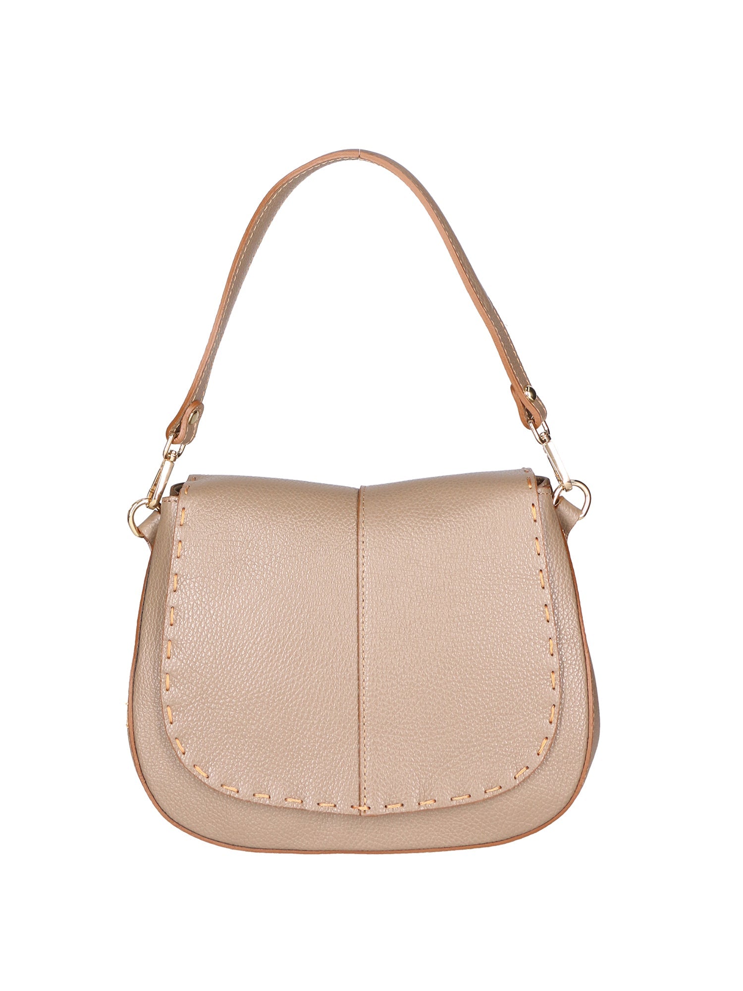 borsa a spalla da Donna in Vera Pelle | gave lux | GLX220691523FBG-D40_TAUPE