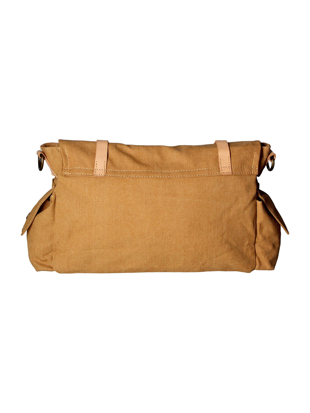 Mina Unisex-Umhängetasche aus Canvas und Leder