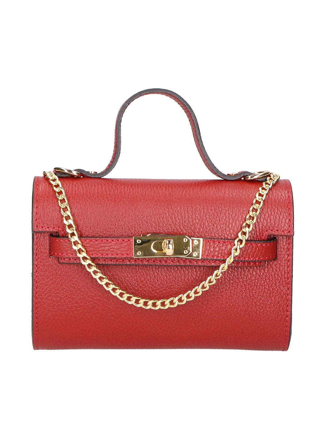 Uma Damen-Clutch aus echtem Leder