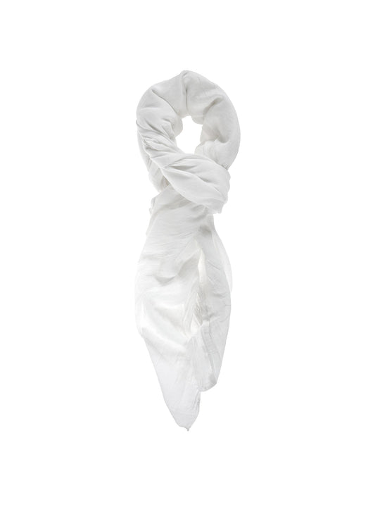 Foulard Unisex in Cotone e seta | Gave Lux | GLX22L202423FBG-BIANCO