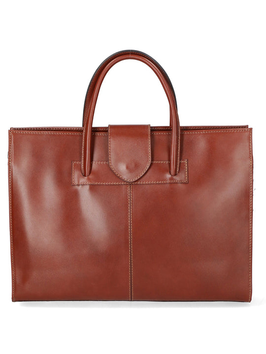 borsa a mano da Donna in Vera Pelle | Gave Lux | GLX22902523FBG-MARRONE