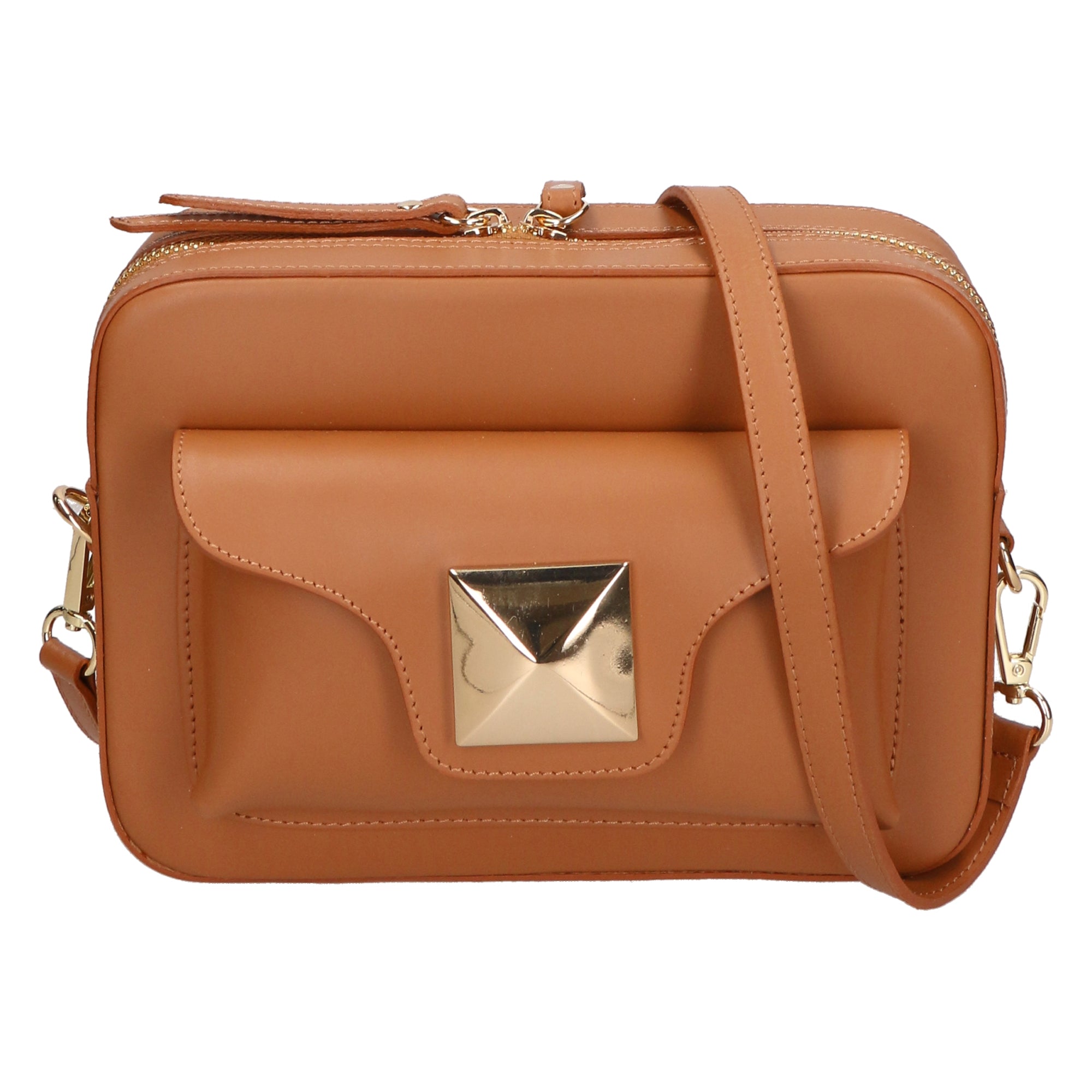 Borsa a tracolla da Donna in Vera Pelle | Gave Lux | GLX220601323FBG-L125_CUOIO