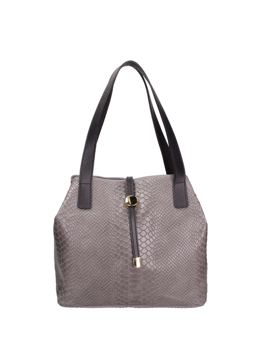 Borsa a mano da Donna in Vera Pelle | Gave Lux | GLX22527623FBG-018_GRIGIO_MEDIO