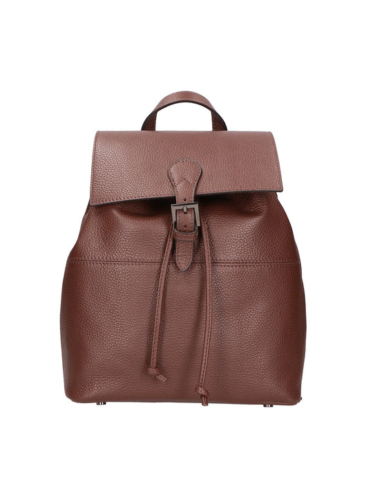 Zaino da Donna in Vera Pelle | Gave Lux | GLX220685523FBG-D223_CIOCCOLATO