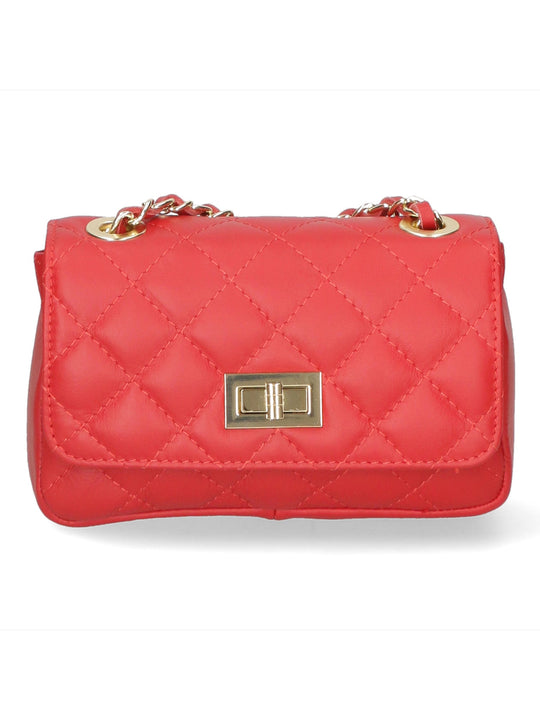 Borsa a spalla da Donna in Vera Pelle | Gave Lux | GLX22107323FBG-S08_ROSSO