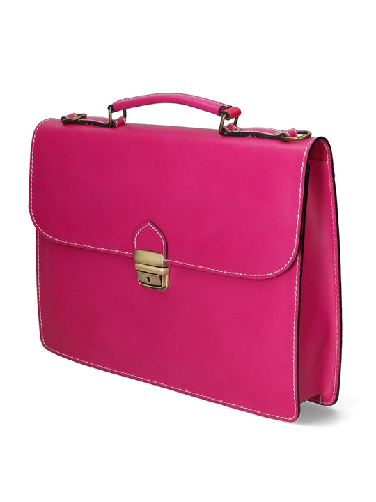 Dafne Borsa da lavoro Unisex in Vera Pelle